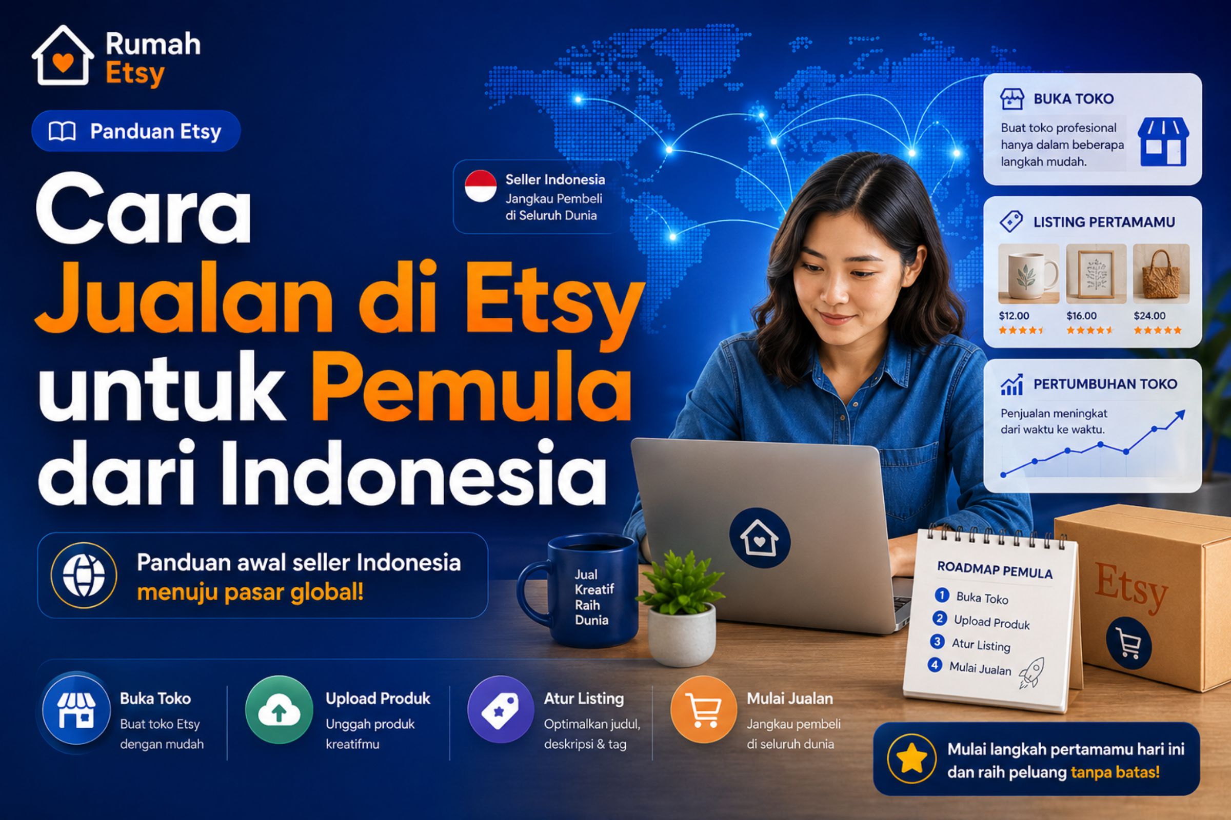 Cara Jualan di Etsy untuk Pemula dari Indonesia