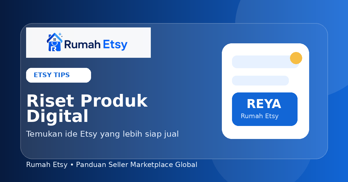 Cara Riset Produk Digital Etsy untuk Pemula