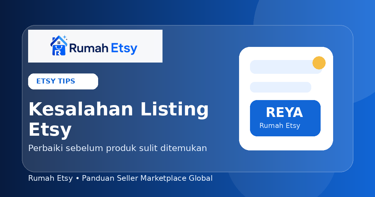 7 Kesalahan Pemula Saat Membuat Listing Etsy