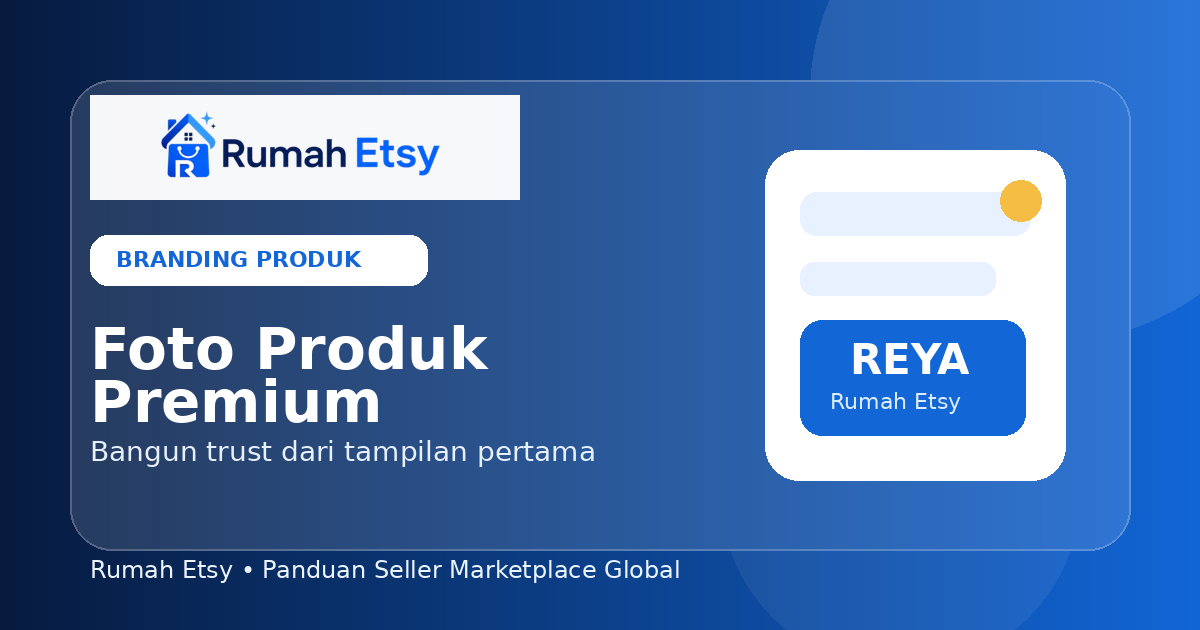 Strategi Foto Produk Etsy agar Terlihat Lebih Premium