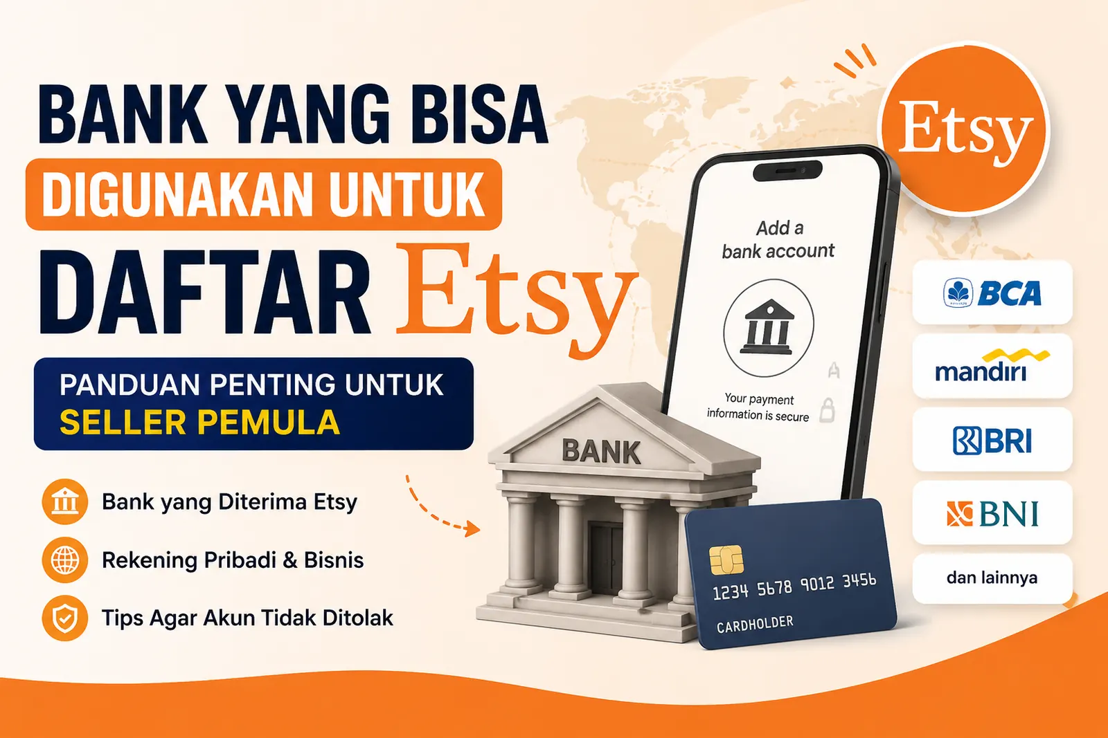 Bank yang Bisa Digunakan untuk Daftar Etsy: Panduan Penting untuk Seller Pemula